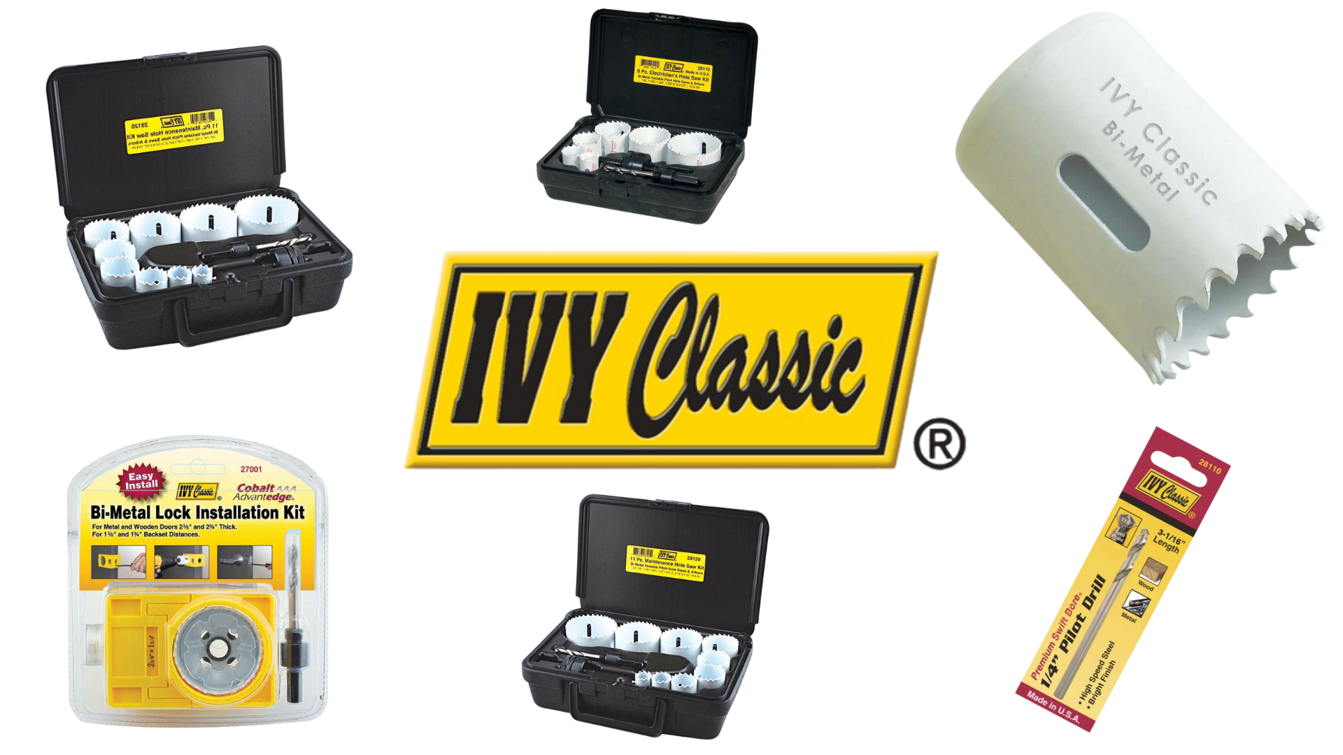 Ivy Classic | Industrial Pro-Grade Bi-Metal Hole Saws