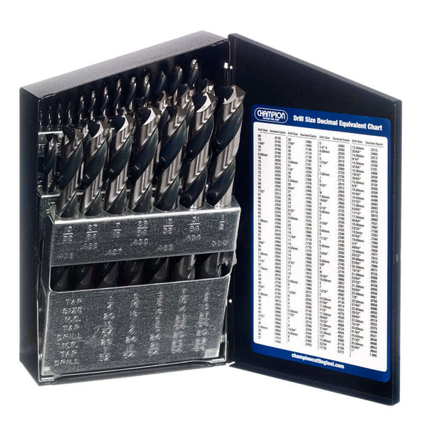 Champion 129C-XL5 29 PC Brute XL5 Drill Set – Durable, high-performance drill bits designed for precision drilling in tough materials.