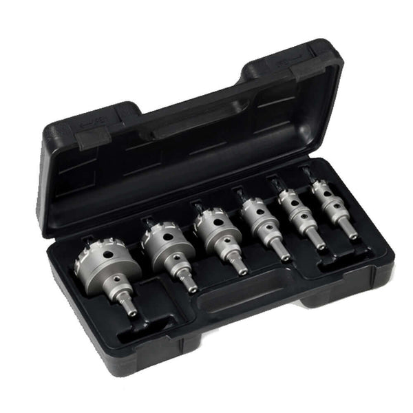 Champion CT7P-PLUMBER-1, a carbide-tipped hole cutter kit designed for plumbing applications, ensuring precise and efficient cutting for pipes and fittings.